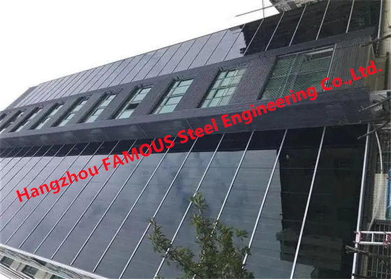 Cina Solar Powered Building Dinding Tirai Lipat Fotovoltaik Terintegrasi Untuk Gedung Kantor pemasok