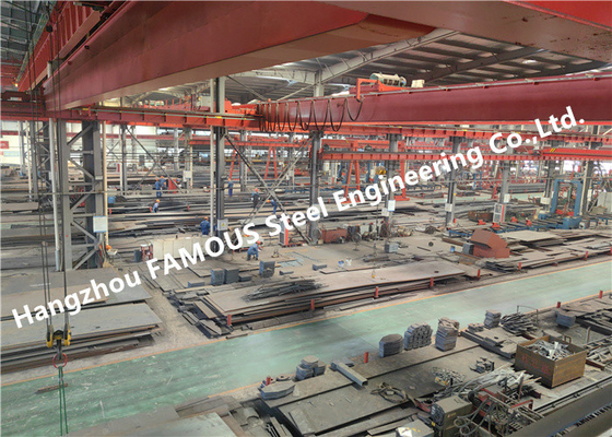 Cina Galvanized Q355b Struktural Steel Fabrications Konstruksi Frame pemasok