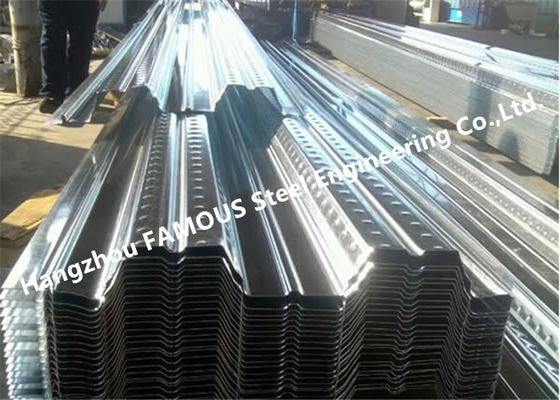 Cina Galvanized 1.2mm tebal baja Deck System Komposit lantai dek Konstruksi pemasok
