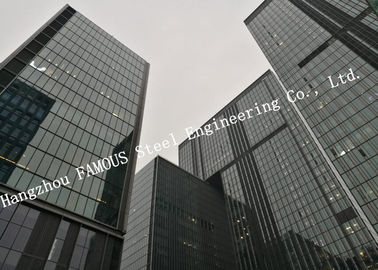 Cina Hidden Framed Tempered Double Layer Kaca Tirai Walling Low Rise Steel Building Proyek EPC pemasok