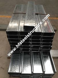 Cina Hot Dipped Galvanized Steel Purlines Oleh Galvanizing Steel Strip Untuk Prefab House pemasok