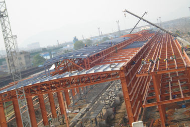 Cina Industri gudang pra bangunan baja industri oleh PKPM, 3D3S, X-baja pemasok