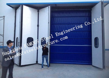 Cina Aesthetic Aluminium Alloy Industrial Garage Doors Lipat Untuk Gudang, Instalasi Sederhana pemasok