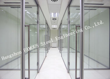 Cina Aluminium Frame Sliding Double Glass Facade Doors Untuk CBD Kantor Atau Showroom Pameran pemasok