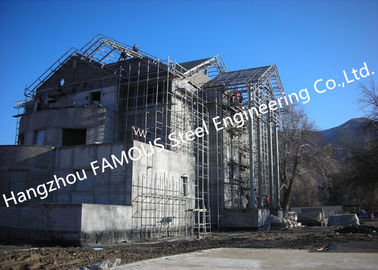 Cina Struktur Baja Ringan Villa House Pra Direkayasa Konstruksi Bangunan Dengan Sistem Cladding pemasok