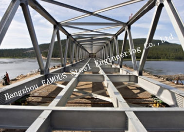 Cina Pracetak Q355 Steel Modular Galvanized Steel Bailey Bridge Untuk Konstruksi Lalu Lintas pemasok