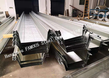 Cina Disesuaikan Steel Decking Sheet Galvanis Comflor 210 225 100 Setara Lantai Logam Komposit pemasok