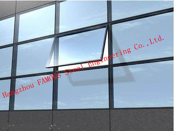 Cina Australia SEBAGAI Standar Aluminium Bingkai Kaca Dinding Tirai Fasad Untuk Bangunan Kantor Komersial pemasok