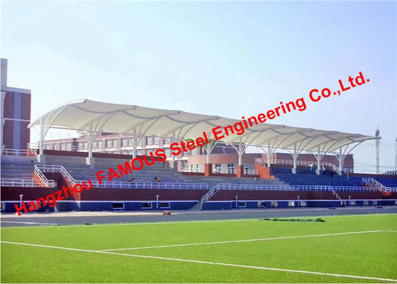 Cina Konstruksi Stadion Olahraga Struktural Membran Kain Tarik Tinggi pemasok