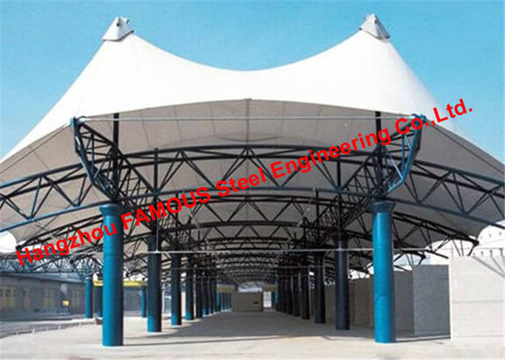 Cina Membran Rangka Baja Struktural Carports Car Canopy Garage Shelter New Zealand America Standard pemasok