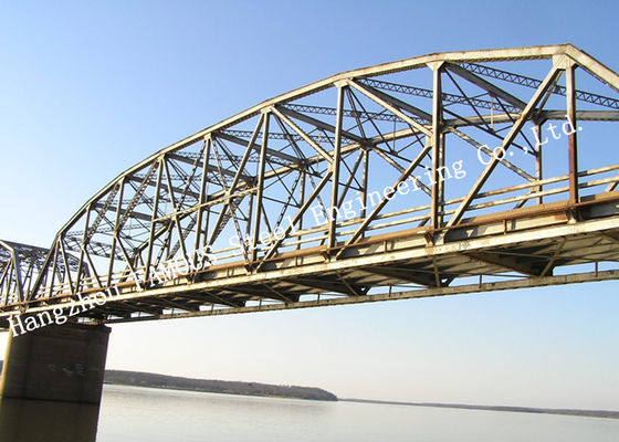Cina Pabrikasi Jembatan Baja Struktural Truss AASHTO ASTM AISI AWS D1.5 Bersertifikat pemasok