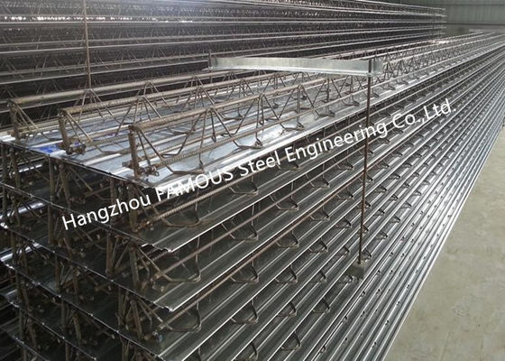 Cina Struktural Steel Bar Truss Girder Metal Composite Deck Untuk Lantai Beton pemasok