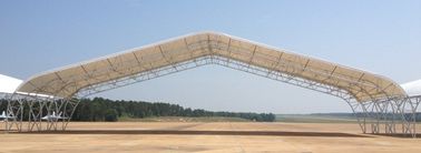 Cina Pipa Baja Pracetak Truss Aircraft Hangar Buildings With Big Span pemasok