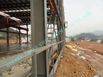 Cina ASTM ASD Bangunan Baja Prefabrikasi, Lokakarya Bengkel Tenaga Kerja 85 &amp;#39;X 100&amp;#39; yang Direkayasa pemasok