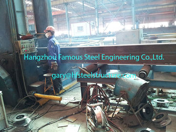 Cina H Bentuk Kolom Bangunan Baja Industri Struktural S355JRC / ASTM A572 Grade 50 pemasok
