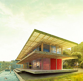 Cina Rumah Prefabrikasi Modular Resort Cocok untuk Rumah dan Pasar Luar Negeri pemasok