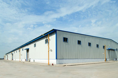 Cina Precision Recabricated Steel Shed Storage, Hot Dip Galvanized Pra-Direkayasa Bangunan pemasok