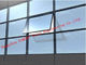Aluminium Framed Double Layer Glass Curtain Wall untuk Isolasi Panas Struktur Baja Sistem Bangunan pemasok