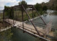 Long Span Perawatan Permukaan Galvanis Steel Truss Bridge Modern Struktural Outlooking pemasok