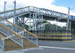 City Sightseeing Struktur Jembatan Pejalan Kaki Baja Prefabrikasi Jembatan Skywalk pemasok
