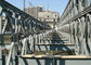 Gaya Modern Prefabrikasi Baja Bailey Bridge Perawatan Permukaan Galvanis pemasok
