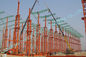 Bangunan Baja ASTM Steel Framed, Prefab 75 X 120 Multipan Metal Buildings pemasok
