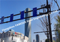 Penggunaan Kota Tiang Lampu Jalan Rangka Baja Dan Bracket Lampu Lalu Lintas Papan Panduan Billboard pemasok