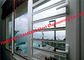 Aluminium Jalousie Louver Windows Dengan Screen Mesh Hurricane pemasok