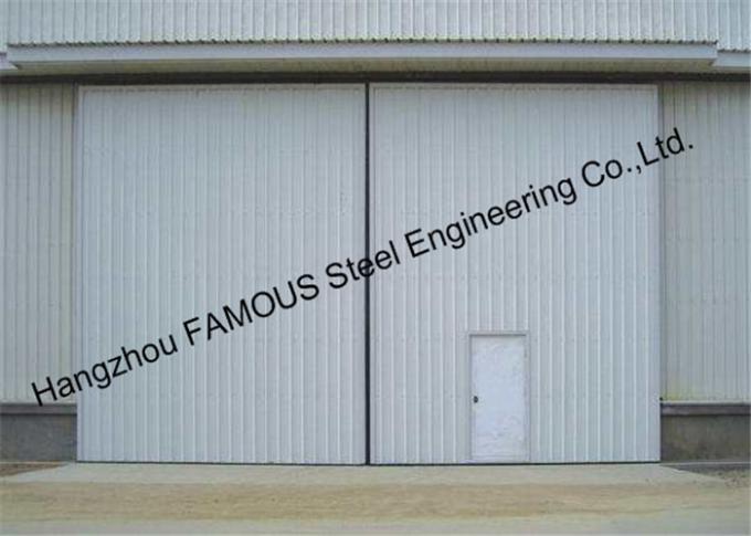 Disesuaikan Aluminium Alloy Glass Industri Sliding Garage Doors Powder Coated 0