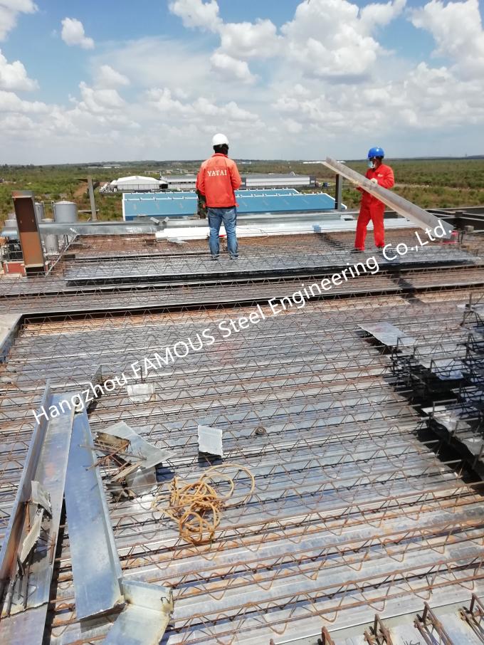 Dek Lantai Baja Bantalan Beton Bertulang Galvanized Corrugated Metal Profileed 2