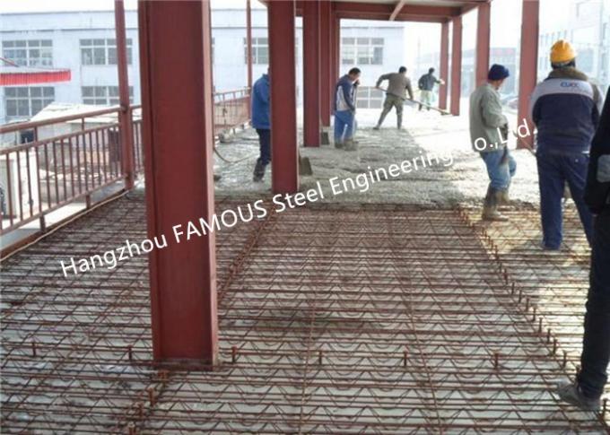 Struktural Steel Bar Truss Girder Metal Composite Deck Untuk Lantai Beton 3