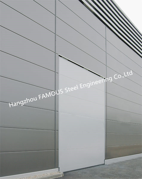 Overhead Industri Modern Atas Dilipat Pintu Garasi stainless steel otomatis 0