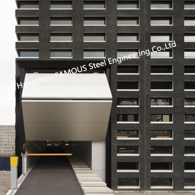 Overhead Industri Modern Atas Dilipat Pintu Garasi stainless steel otomatis 2