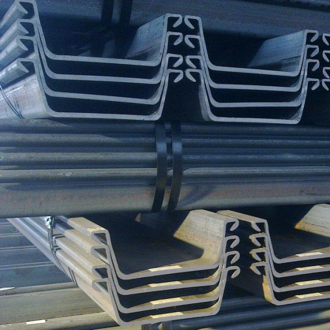Astm Standard Larssen Steel Sheet Pile U Bagian U Type Steel Sheet Piles Untuk Seawalls Cofferdams 3