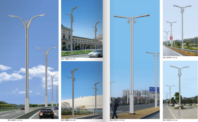 10 FT Light Poles Steel Lighting Pole Posting Tanda Logam Dan Mendukung 0