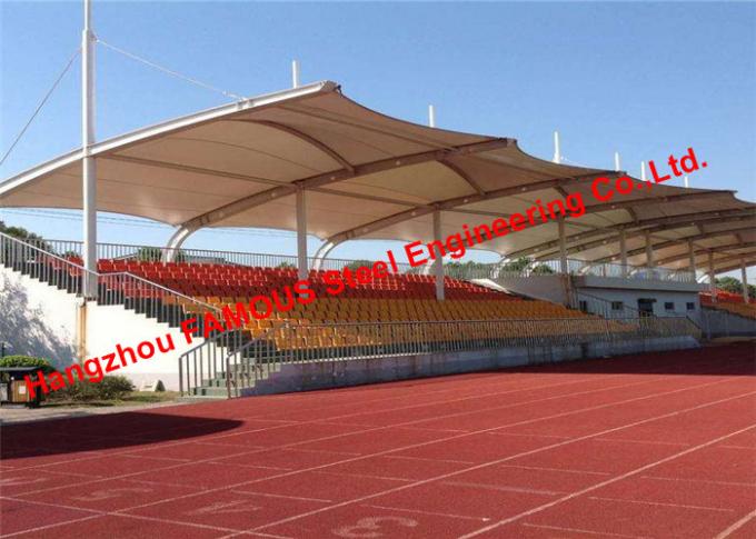Kustom Tension Fabric Struktural Carport Menbrane untuk Stadion / Bandara 0