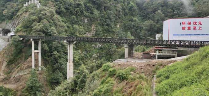 berita perusahaan terbaru tentang Beberapa Jembatan Bailey Baja Selesai di Jalur Sichuan-Tibet  1