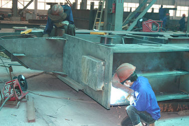 Cina Struktur Bangunan Steel Frames Fabrikasi Dengan Cutting, Drilling, Welding pemasok