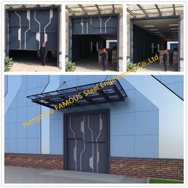 Cina Sectional Lift Door Vertikal Panel Lifting Industrial Sectional Door Untuk Penggunaan Garasi pemasok