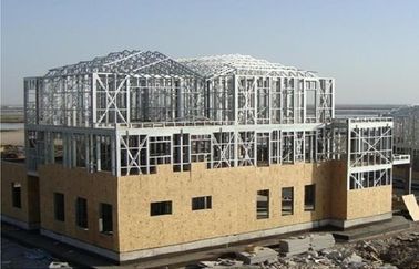 Cina Q235 H-balok Berat Berat Bangunan Baja Industri Hall Dengan Desain Modern pemasok