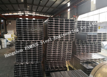 Cina C25019 C / Z Bentuk Galvanized Steel Purlins Girts AS / ANZ4600 Bahan untuk Bangunan Rumah Tinggal pemasok