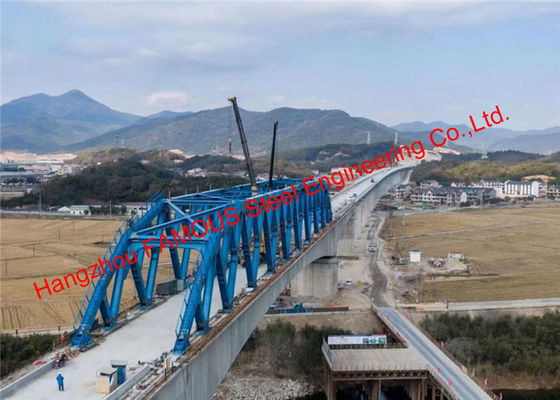 Cina Rangka Baja Tali Melengkung Mengaku Struktur Balok Kontinu Jembatan Kereta Api Kecepatan Tinggi pemasok