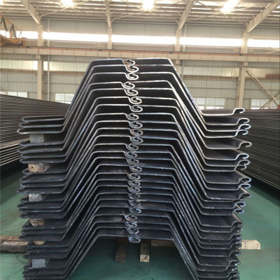 Cina Cold Rolled Z Type Steel Sheet Piles Z Bagian Z Profil Sheet Pile pemasok