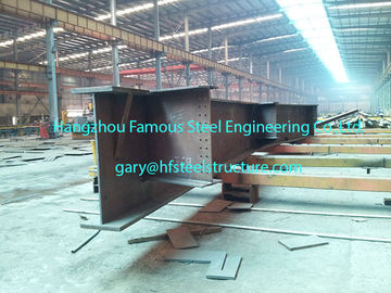 Cina Bangunan Baja Prefabrikasi Disesuaikan Industri W Shape Steel Rafters pemasok