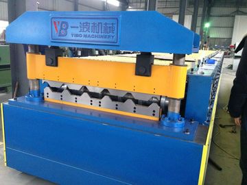 Cina Galvanized Corrugated roll forming machine / Double Layer Roll Forming Machine pemasok