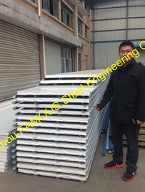Cina Panel Sandwich Insulated Struktural EPS 100mm Lingkungan pemasok