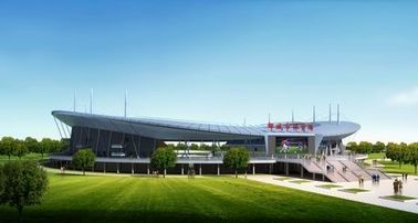 Cina Pengelasan, Braking, Dan Lukisan Steel Pipe Logam Truss Bangunan Dan Olahraga Stadion pemasok