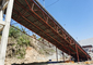 Jembatan Pejalan Kaki Baja Bangunan Logam Dicat Panel Bailey Prefabrikasi pemasok