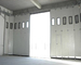 Pintu Garasi Terisolasi Geser Samping 25m / S Dengan Jendela Visi Dan Gawang pemasok