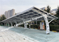 Struktur Penghasil Energi Anodized Photovoltaic Panel Aluminium Solar PV Carports pemasok